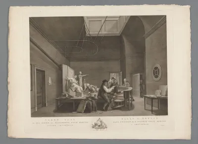 Tekenzaal in Felix Meritis, 1789