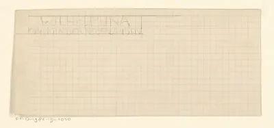 Tekstontwerp voor Gedenkboek Hilversum 1424-1924