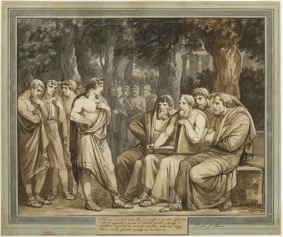 Telemachus Describes How He Was Admitted into the Assembly in Crete, from The Adventures of Telemachus, Book 5