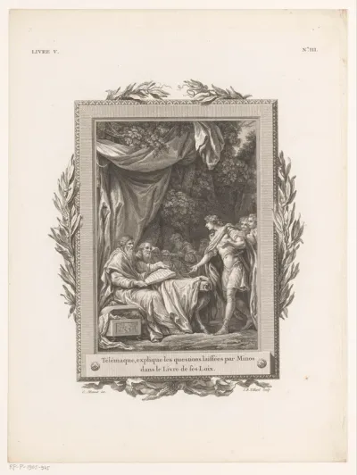 Telemachus staat voor Minos