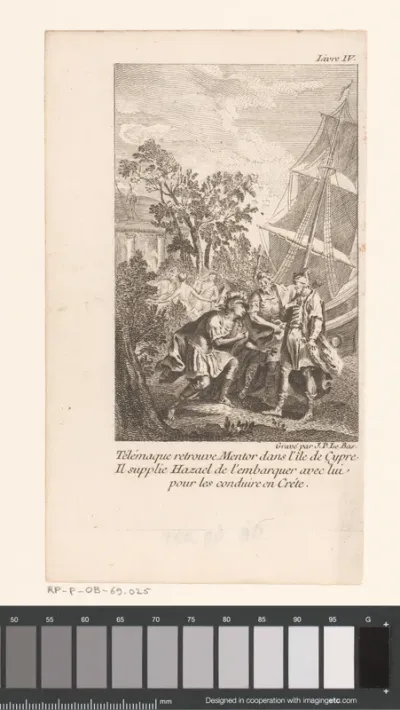Telemachus vindt Mentor op Cyprus