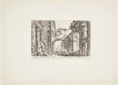 Tempel for Juno Regina, nu S. Angelo-kirken i Pescheria [fiskemarkedet]
