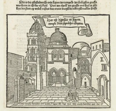 Tempel met graf van Christus in Jerusalem