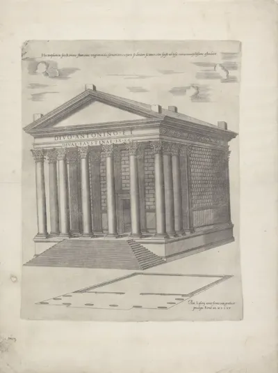 Tempel van Antoninus en Faustina in Rome