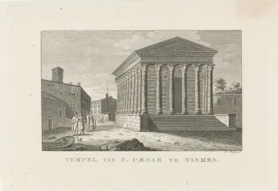 Tempel van C. Caesar te Nismes