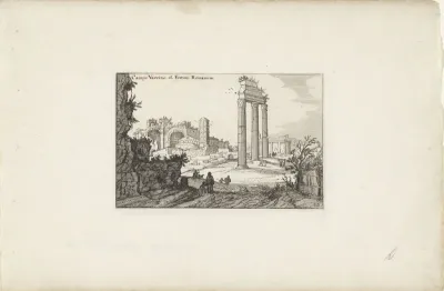 Tempel van Castor en Pollux en de Basiliek van Constantijn