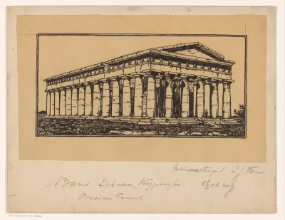 Tempel van Poseidon te Paestum