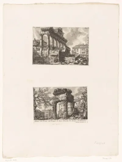Tempel van Saturnus en Tempel van Vespasianus en Titus te Rome