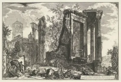 Tempel van Vesta en de Tempel van de Tiburtijnse Sibille in Tivoli