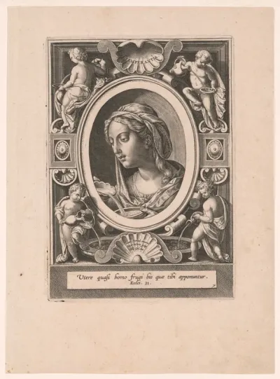 Temperantia, plate 7 from The Seven Virtues