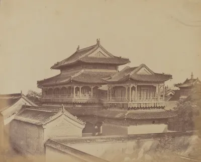 Temple of Confucius, Pekin, October 1860