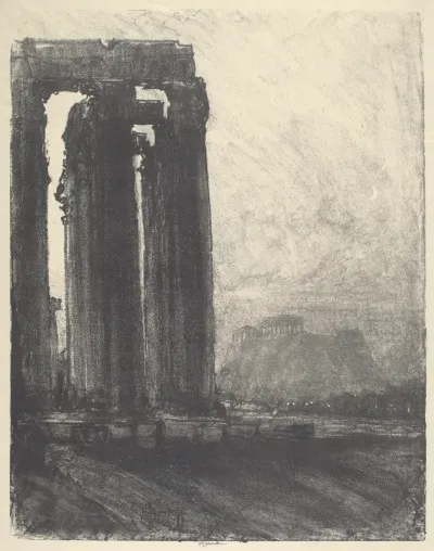 Temple of Jupiter, Evening