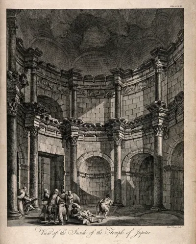 Temple of Jupiter, Spalato [Split]: interior