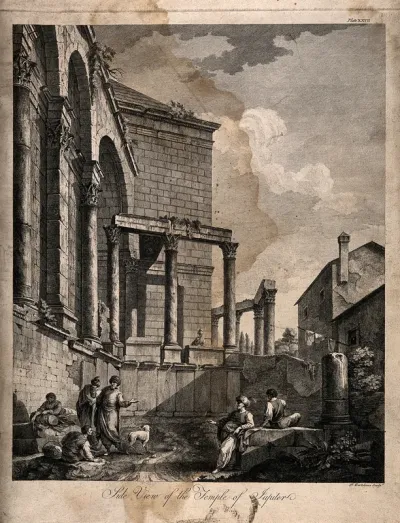 Temple of Jupiter, Spalato (Split)