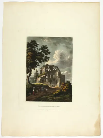 Temple of Minerva Medica, plate twenty-five from the Ruins of Rome