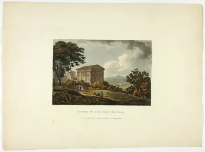 Temple of the God Rediculus, plate five from the Ruins of Rome Temple of the God Rediculus, plate five from the Ruins of Rome