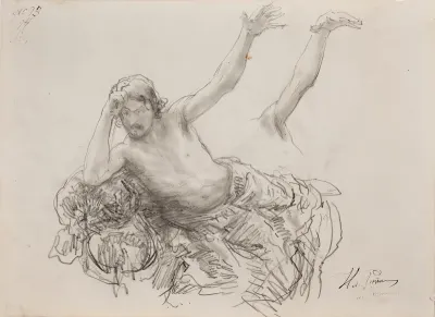 Temptation of Christ, sketch