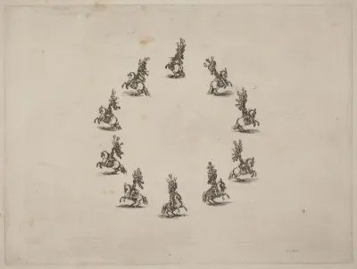 Ten Cavaliers in a Circle