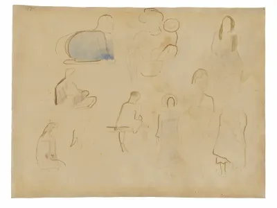 Ten Studies of Tahitian Figures