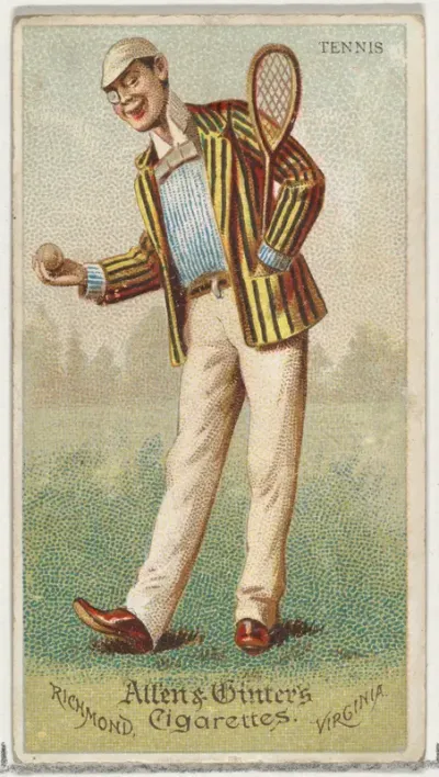 Tennis, from World's Dudes series (N31) for Allen & Ginter Cigarettes