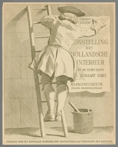 Tentoonstelling het Hollandsche interieur in de XVIIIe eeuw, 15 maart-3 mei, Rijksmuseum