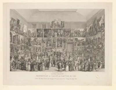 Tentoonstelling in het Louvre in 1787