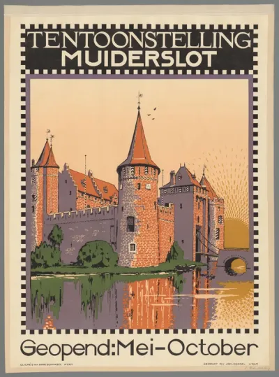 Tentoonstelling Muiderslot. Geopend: Mei-October