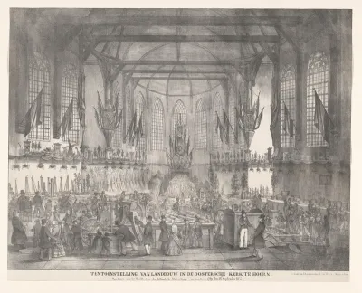 Tentoonstelling van Landbouw in de Oostersche Kerk te Hoorn