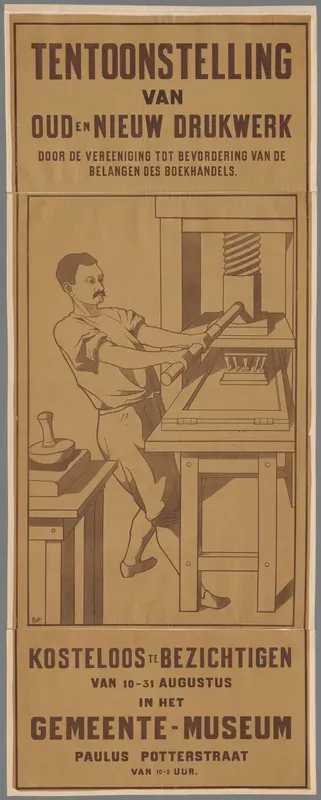 Tentoonstelling van Oud en Nieuw Drukwerk door de Vereeniging tot bevordering van de Belangen des Boekhandels (...)