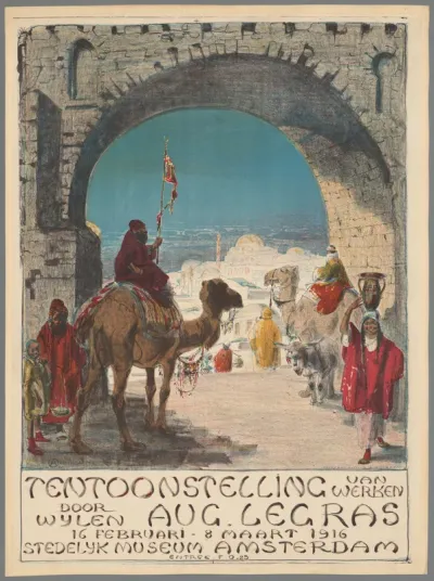 Tentoonstelling van werken door wijlen Aug. Legras 16 Februari - 8 Maart 1916 Stedelijk Museum Amsterdam.