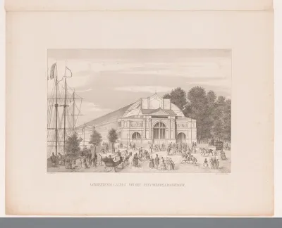 Tentoonstellingsgebouw wereldtentoonstelling Parijs 1855