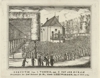 Terechtstelling van Cornelis van den Burgh, 1789
