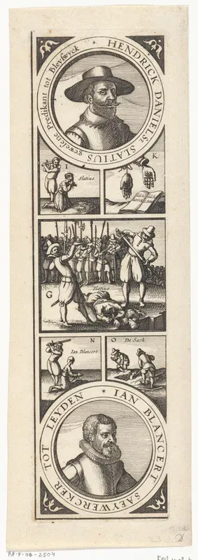 Terechtstelling van Henricus Slatius en Jan Blansaert, 1623