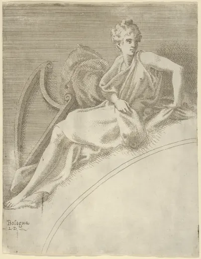 Terpsichore, from "Twelve Muses and Goddesses"