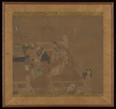 Terrace Scene with Figures