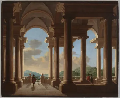Terrace with a Colonnade
