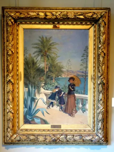 Terrasse à Monte-Carlo.