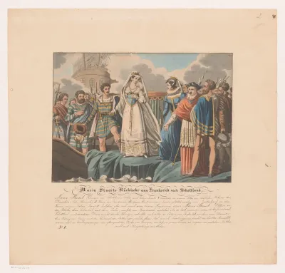 Terugkeer van Maria I Stuart naar Schotland vanuit Frankrijk