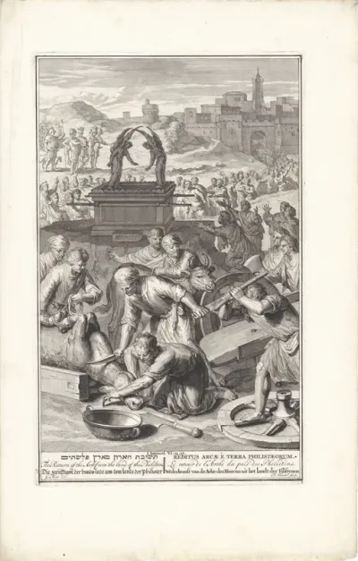 Terugkomst van de ark des verbonds uit het land der Filistijnen
