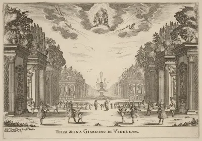 Terza Scena Giardins di Venere