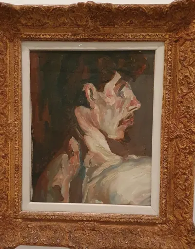 Tête d'homme, de profil
