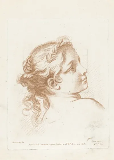 Tête de jeune fille