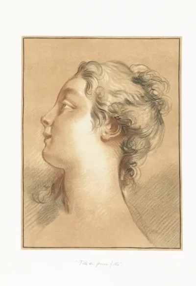 Tête de jeune fille