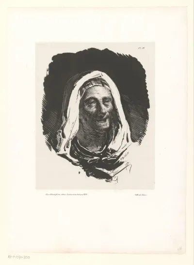 Tête de vieille femme