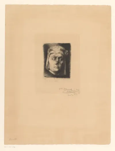 Tête provenant de l'eglise St. Etiennes