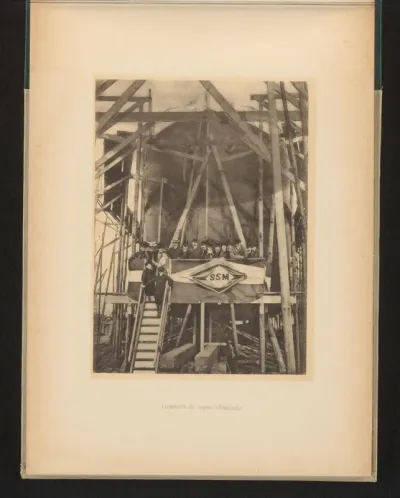 Tewaterlating van het stoomschip Westland, Rotterdam