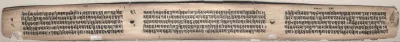 Text, folio 22 (verso) from a Gandavyuha-sutra (Scripture of the Supreme Array)