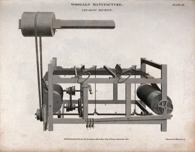 Textiles: a belt-driven cutting machine