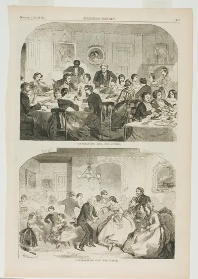 Thanksgiving Day—The Dinner and Thanksgiving Day—The Dance