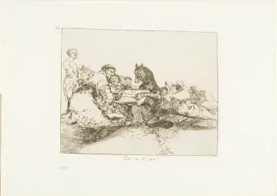 That is the worst of it!, plate 74 from The Disasters of War